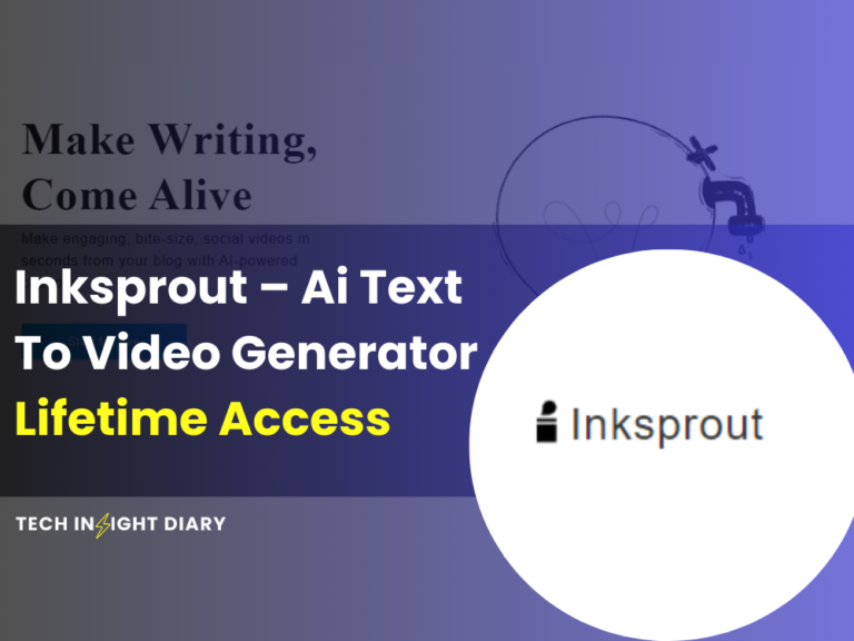 Inksprout – Ai Text To Video Generator Lifetime Access