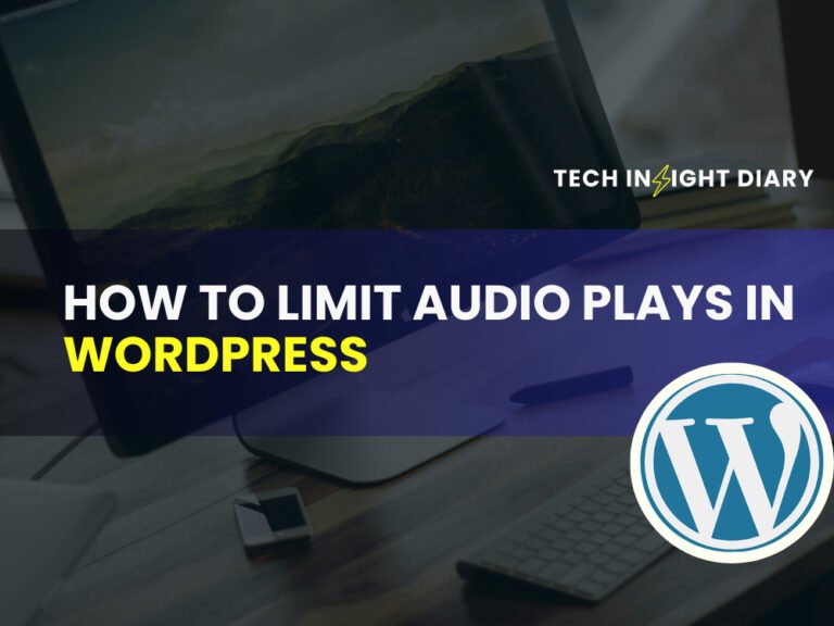 How to Limit Audio Plays in WordPress