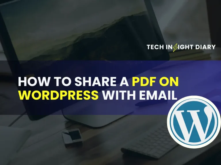 How to Share a PDF on WordPress With Email