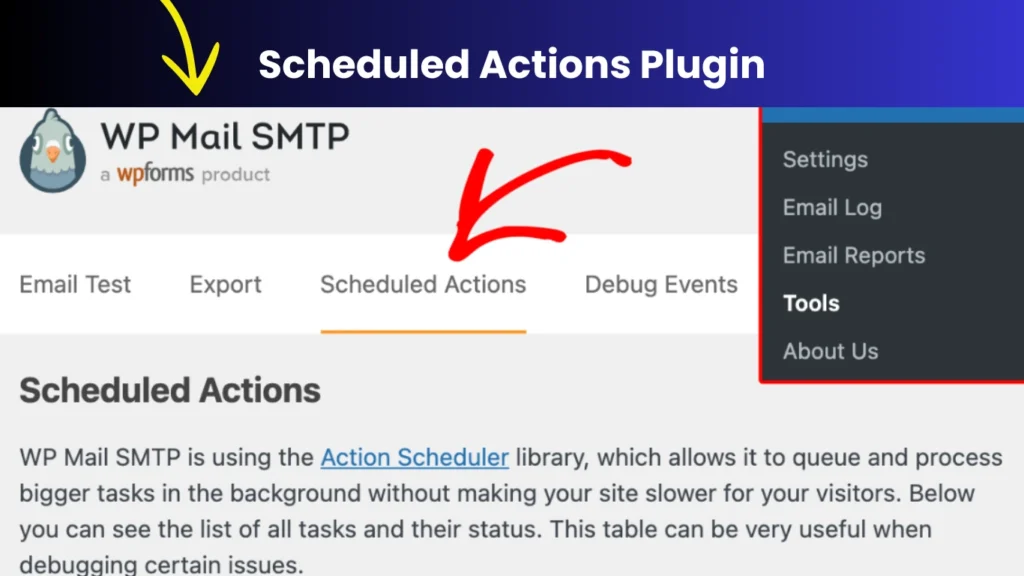 Scheduled Actions on WordPress Tools