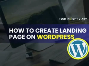 how to create landing page on wordpress