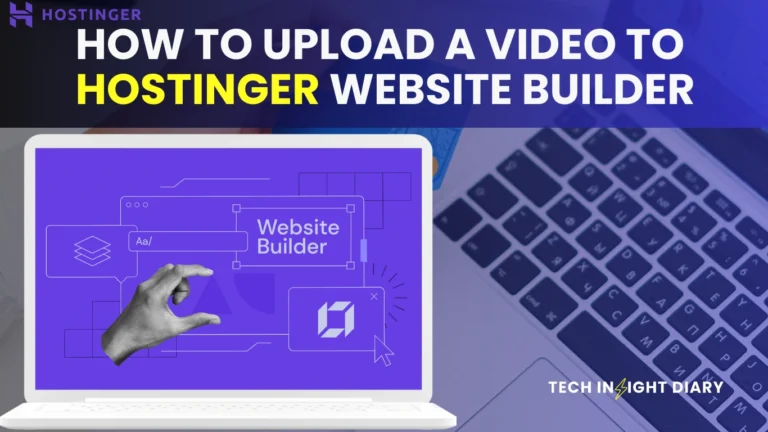 How to Upload a Video to Hostinger Website Builder